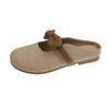 Mules Femininas de Solado Macio, de Calçar, com Laço, Novos Sapatos Baixos Primavera/Verão 2026 para Uso ao Ar Livre
