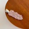 Pinza para el pelo de estilo coreano con diamantes de cristal sin costuras Pinza de pico de pato Dulce y a la moda Flequillo Cabello suelto Pinza lateral Accesorios para el cabello Nuevo estilo