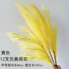 Novas flores artificiais amarelas para casamentos, arranjos florais no atacado, adereços de fotografia, decorações para salões de casamento, buquês e ornamentos de flores artificiais