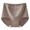 Ropa interior moldeadora de talla grande, de cintura alta, suave y cómoda para mujeres de mediana edad y mayores, con un patrón de jacquard texturizado, alta elasticidad, tejido transpirable de secado rápido y refuerzo extendido.. Modelo 9937
