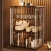 Rack de Armazenamento de Mesa com Aparência Premium Porta-Copos de Água Porta-Chá Grande Capacidade Rack de Armazenamento Multifuncional para Cozinha Conjunto de Chá Porta-Saches de Chá