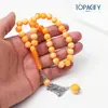 Cuentas Árabes Ensartadas a Mano, Cuentas de Oración de Oriente Medio, Tasbih de 33 Cuentas Transfronterizo, Cuentas de Oración Sauditas de Mano, Venta al por Mayor de Fábrica