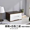 Armário de Armazenamento Simples de Madeira Maciça para Mesa Gaveta Tipo Organizador Multicamadas Caixa para Sala de Estar Entrada Pequeno Armário de Armazenamento Combinação Armário para Janela de Canto