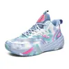 901 Zapatos de Baloncesto para Hombre y Mujer Primavera y Verano Malla de Caña Baja Moda Juvenil Antideslizantes Zapatos de Entrenamiento Zapatos Deportivos