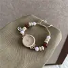 Reloj Pulsera de Perlas Estilo Ins Nicho Lujo Accesible para Niñas con Alta Apariencia, Reloj de Cuarzo de Vidrio Simple y Versátil para Fiesta de Estudiantes