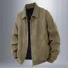 Jaqueta de Motocicleta de Primavera Masculina Novo Estilo Solta Moda Americana Marca Casual Roupa de Trabalho Lapela Zíper Top