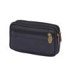 Moda preta masculina de negócios bolsa de celular horizontal e vertical à prova d'água bolsa de cintura esportes ao ar livre portátil bolsa de identificação atacado