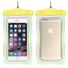Bolsa luminosa impermeable para teléfono móvil sellado fuerte pantalla táctil foto HD con cordón luminoso equipo de natación fábrica mayoreo