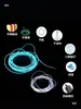 Lâmpada de Linha Luminosa Lâmpada Feita à Mão Modelo de Material Neon DIY Lâmpada LED Mini Fio de Ferro Fino Cordão de Lâmpada de Luz Fria