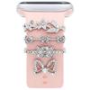 Correa de Silicona Universal para Apple Watch con Anillo Decorativo para Apple Watch