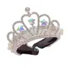 Hebilla de Pelo de Perla Corona Infantil Artefacto para Recoger el Pelo Bola Cabello Sentido Avanzado Diadema Niñas No Tira del Cabello Pinza Agarre Súper Inmortal