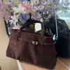 Moda Otoño 2025 Nuevo Retro Mate Gran Capacidad Bolso de Mano Pequeño Tote para Viajar Bolso de Moda Tendencia