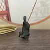 Portaincienso de estrella de cumpleaños antiguo chapado en cobre sólido, quemador de incienso de reflujo, urraca, flor de ciruelo, pájaro, mascota de té, soporte para té, estilos