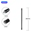 Luz de Preenchimento para Pessoas Preguiçosas 1/8 para Transmissão ao Vivo, Tripé para Filmagem, 4 Tubos Flexíveis de Metal Universais, Acessórios de Suporte de Telefone Ajustável 3/