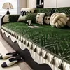 2026 Novo Chenille Quatro Estações Almofada de Sofá Universal Luxo Leve Toque de Alto Padrão Estilo Retro Simples Antiderrapante Resistente a Manchas Durável