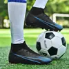 Zapatos de Fútbol de Caña Alta Transfronterizos para Adultos, Ag Clavo Largo Antideslizantes Profesionales de Competición, Zapatos Deportivos de Entrenamiento con Tacos Tf para Jóvenes