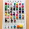 Grande Médio Pequeno Alta Elasticidade Coloridos Pompons DIY Bolas de Pelúcia Crianças Jardim de Infância Materiais de Artesanato Roupas Presilhas de Cabelo Sapatos Pompons