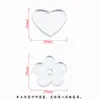 Accesorios de verano frescos diseño de espejo de resina parche de flor de amor material para accesorios para el cabello DIY funda de teléfono