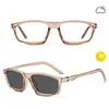 Gafas Fotocromáticas Bloqueadoras de Luz Azul de Moda Europea y Americana, Estilo Urbano Popular, Gafas Lisas Versátiles para Hombres y Mujeres, Gafas Protectoras para Deportes al Aire Libre