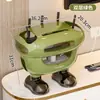 Caja de almacenamiento de router con diseño creativo, almacenamiento en capas para regletas de enchufes, organizador de cables para escritorio del hogar, caja de almacenamiento a prueba de polvo