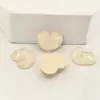 Parche de Resina con Forma de Corazón Asimétrico Transparente, Onda de Agua, Corazón de Durazno, Material para Zapatos con Agujeros, Funda de Teléfono Móvil, Accesorios para el Cabello