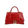 Bolsa Reloj de Arena para Mujer 2023 Nueva Moda Transfronteriza Patrón de Cocodrilo Color Sólido Bolso de Mano Bolso Cuadrado Pequeño Bolso Elegante de Hombro Único Cruzado