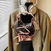 Mini Bolso de Axila Estilo Bosque Retro con Lazo y Lunares Lindo y Elegante Encaje de Princesa Bolso Cruzado para Niños