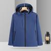 Chaqueta de Montañismo para Exteriores para Hombres y Mujeres, Cortavientos e Impermeable, Estilo Primavera y Otoño, Ropa para Grupo, Chaqueta Soft Shell con Logo Impreso, Casual y Versátil