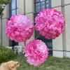 3 Flores Bola de Neve Artificiais na Cor Creme, Flores Artificiais para Casamento e Decoração de Casa, Atacado