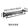 Nuevo estante de baño plegable sin perforaciones al por mayor espacio de baño gancho para toalla de baño de aluminio toallero