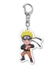 Mercadoria do anime Naruto Pingente de chaveiro Naruto Chaveiro de acrílico Versão Q 1-14 Chaveiro versão Q