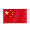 Adesivos Refletivos Fortes para Carro Patriótico Bandeira Vermelha de Cinco Estrelas Adesivos para Carro Modificação Criativa Cobertura de Colisão na Carroceria do Carro Decalques Decorativos Chineses