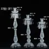 Novo Modelo 2025 Vaso de Flores para Mesa de Salão de Casamento, Recipiente de Flores de Cristal para Mesa Principal de Casamento, Decoração Dourada de Mesa