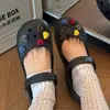 Accesorios compatibles con zuecos, combinación retro desmontable DIY, dijes de zapatos de lunares, decoración de la superficie del zapato