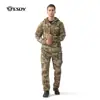 Conjunto de Chaqueta Deportiva para Exteriores, Ropa de Montañismo para Hombre, Chaqueta Cortavientos e Impermeable, Conjunto de Dos Piezas, Traje de Tiburón Soft Shell para Otoño e Invierno