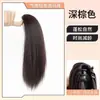 Peruca de Rabo de Cavalo Longo Reto para Mulheres, Realista Semelhante a Cabelo, Rabo de Cavalo Alto com Presilha, Estilos Leves Curtos e Longos, Rabo de Cavalo Falso, Suporta Pedidos Mistos