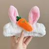 Diadema de peluche de alta calidad y linda para niñas, diseñada específicamente para lavarse la cara y aplicar mascarillas faciales; liga para el pelo de dibujos animados, accesorio para el pelo antideslizante