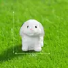Nuevo producto transfronterizo: Accesorios decorativos DIY creativos y lindos de conejito para paisajismo de jardines, adornos en miniatura para terrarios de musgo