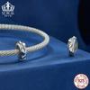 Cuentas de silicona Aifule Fantasy Galaxy, plata de ley s925, chapadas en platino, para hacer tú mismo, cuentas sueltas, joyería