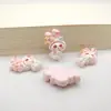 Desenho Sanrio melody kulomi acessórios de resina diy cola cremosa adorno de cabeça presilha de cabelo fivela de sapato material