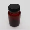 Botellas marrones de PET de grado alimenticio para productos de salud para mascotas, incluyendo envases para tabletas, cápsulas y jarabes; los fabricantes ofrecen diseños personalizados y opciones al por mayor