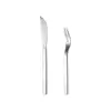 Cuchillo y tenedor para pastel de luna de acero inoxidable engrosado, grado comercial, para juegos de regalo del Festival de Medio Otoño, cuchillos de postre, tenedores de pastel, té de la tarde y tenedores pequeños para fruta