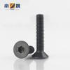 Tornillo hexagonal de cabeza avellanada negra grado 10.9 alta dureza Tornillo hexagonal de cabeza plana M2M3M4M5M6M8M10M16