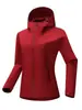 Chaqueta Cortavientos de una Sola Capa para Pareja Otoño e Invierno Unisex con Capucha Cortavientos Impermeable Chaqueta para Exteriores Chaqueta Deportiva Triple Protección