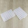 Fixo 42 grade embalagem transparente brinquedo pesca caixa de armazenamento embalagem peças diy frisado acessórios organizando caixa de plástico