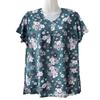 Roupas de verão para mãe de meia-idade e idosa plus size vovó camiseta de verão de manga curta solta seda gelada fornecimento de bancas de mercadorias de saldo
