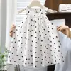 Saia Feminina Verão Estilo Coreano Meninas Arte Mori Estampa Colorida Bainha Larga Vestido Regata Sem Manga Vestido Infantil