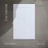 Toalla de Hotel Algodón Puro Alfombra de Piso de Baño Antideslizante Alfombra de Pie para Baño Doméstico B&b Toalla Absorbente Paño para Pies Tamaño Pequeño