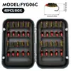 Anzuelos para Moscas de Pesca, Señuelos Micro-Mosquito y Hormiga, Cebo Artificial para Pesca, Anzuelos Micro para Pesca con Mosca, Señuelo Cebo Biométrico