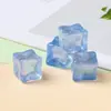 Cubos de Gelo Luminosos de Acrílico Cubos de Gelo Coloridos Artificiais Estéreo Venda por Atacado Microscópicos Props DIY Acessórios para Joias Artesanais